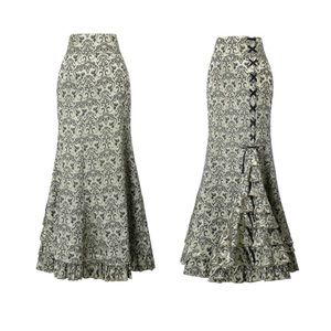 Punk Style Retro mermaid skirt. Size medium